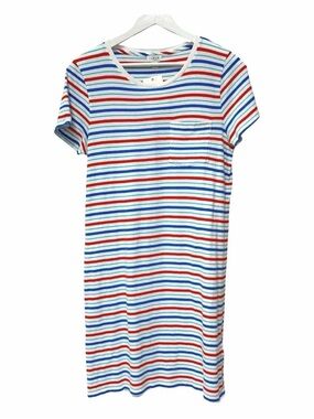 ❤️J.Crew Factory Striped T-Shirt Dress- 4th of july-summer-street wear-comfy❤️